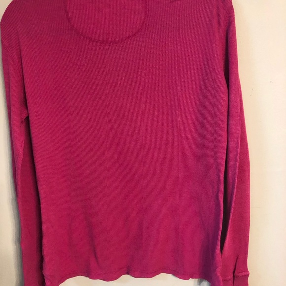 Bright Pink Henley - Picture 4 of 4